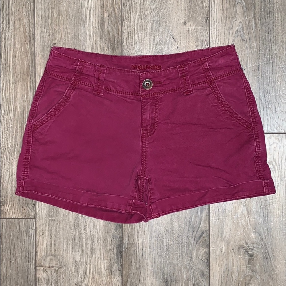 Donated Maurice’s Chino Berry Shorts size 1/2